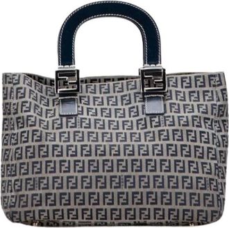 Fendi Pre-owned Handbags, female, Gray, Size: ONE SIZE Pre-owned Leather fendi-bags
