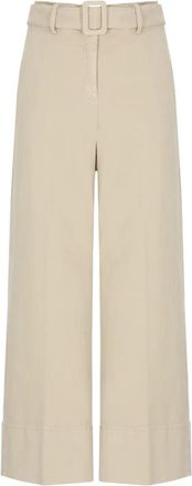 Marella Broeken, Dames, Beige, S, Linea Emme Broek