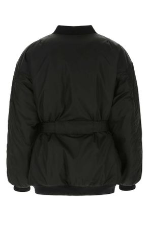 Prada Mens Black Re-Nylon Padded Jacket F0002 Giubbini
