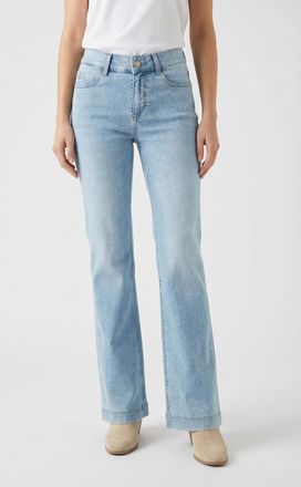 MAC Broeken Weite Jeans MAC DREAM WIDE, Damen, Gr. 34, L&auml;nge 30, light azure blau, Denim/Jeans, Obermaterial: 75% Baumwolle, 12% Modal, 9% Polyester, 4% Elasthan,