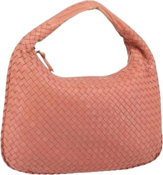 Bottega Veneta Pre-owned Shoulder Bags, female, Pink, Size: ONE SIZE Pre-owned Vintage Shoulder Bag