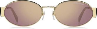 Marc Jacobs 806/S Oval Zonnebrillen - unisex - Zonnebrillen - Geel - 58 MM - Polyester - Accessoires