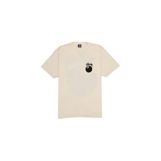 St&uuml;ssy T-Shirts, male, Beige, Size: XL 8 Ball Pigment Dyed Tee