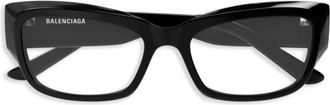 Balenciaga Occhiali da sole squadrati oversize - Nero