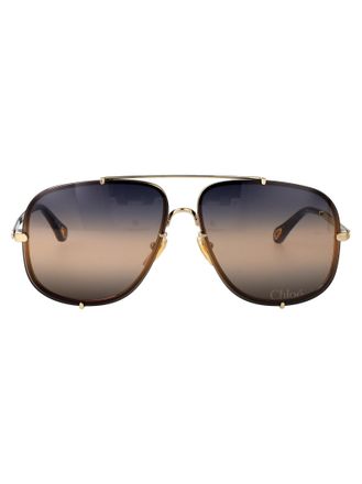 Chloé Aviator Sunglasses Ch0348 S 005