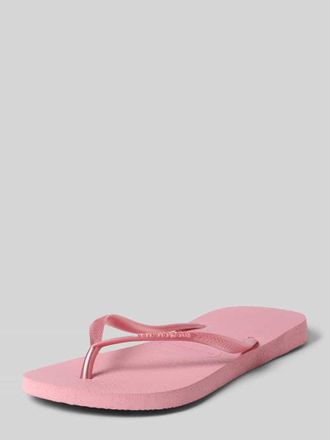 Havaianas Flip Flops mit Logo-Detail in Rosa, Gr&ouml;&szlig;e 35/36
