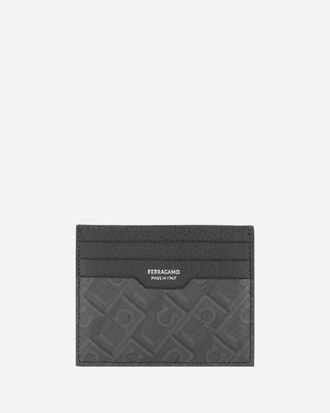Ferragamo Leather Cardholder Male UNI