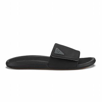 Olukai Mens Ulele Water Slide In Lava Rock/lava Rock