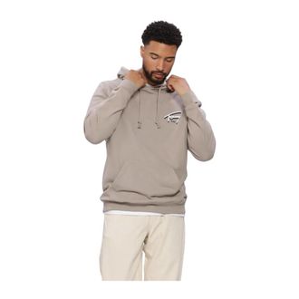 Tommy Jeans Heren Truien & Vesten Tjm Reg Nyc Signature Hoodie Ext - Heren - Sweatshirts & Hoodies - Bruin - Maat: M
