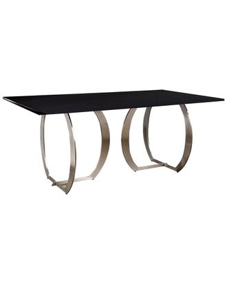 Statements by J. Statements By J Monique Glass Top Dining Table For 6