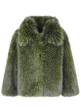 Essentiel Faux Fur Coat Kastanje