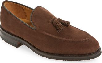 Allen Edmonds Roman Tassel Loafer - Multiple Widths Available in Brown Suede at Nordstrom, Size 10.5