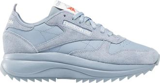 Reebok Blauwe Leren Sneaker - Klassiek Dames - Dames - Fitnessschoenen - Blauw - 35 EU - Leer - Fitness