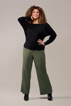 Mart Visser Aylene Sequin Trui Zwart Maxi