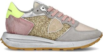 Philippe Model Sneakers Tropez Haute Running - Dames - Sneakers - Veelkleurig - 37 EU - Katoen - Schoenen