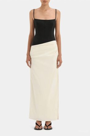 Sir. Florent Bodice Maxi Dress In Monochrome