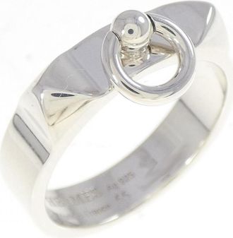 Herm&egrave;s Collier De Chien Band Ring (Pre-Owned)