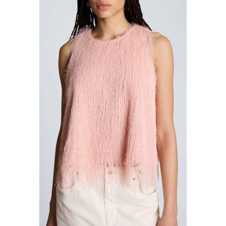 Kenneth Cole Feather Swing Tank in Pink Vapor at Nordstrom, Size X-Small