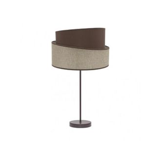 Fabrilamp Lampada da tavolo alta Hara 1xe27 marrone/marrone 66x35x35 cm