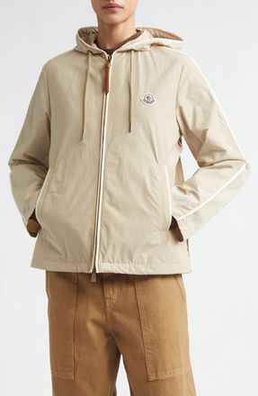 Moncler Sarracenia Hooded Jacket in Beige at Nordstrom, Size 0