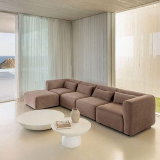 Sklum Sklum - Sof&aacute; Modular De 4 Piezas Con Puff Fogler