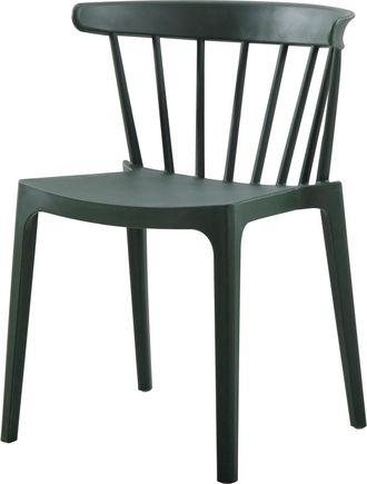 De Eekhoorn Nachhaltiger Design In-/Outdoorstuhl Bliss, Dunkelgr&uuml;n