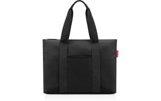 Reisenthel Shopper REISENTHEL Mix, Damen, Gr. B/H/T: 38cm x 25cm x 53cm, schwarz, Polyester, Polyurethan, Taschen Shopper