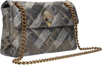 Kurt Geiger Tassen, Dames, Grijs, ONE Size, Mini Kensington Soft Bag