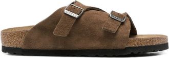 Birkenstock Z&uuml;rich Dark Tea, Suede Leather