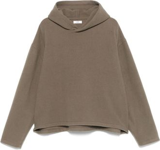 Rier Felpa crop con cappuccio - Toni neutri