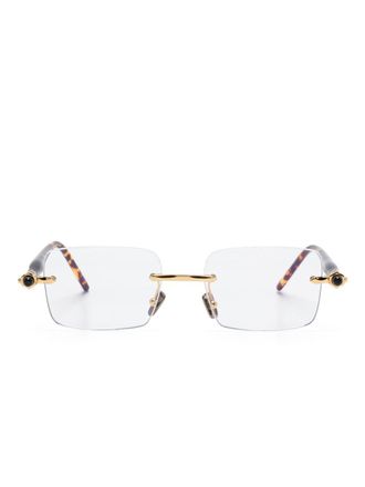 Kuboraum Occhiali P56 - Marrone