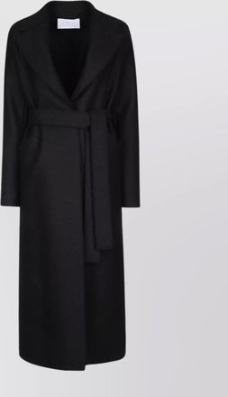 Harris Wharf London women long maxi coat pressed wool