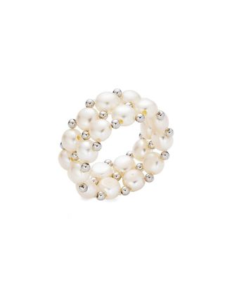 Belpearl Belpearl Silver 5Mm Pearl Ring