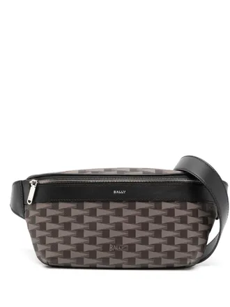 Bally Heuptas met geometrisch patroon - Bruin