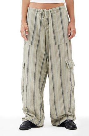 BDG Stripe Cargo Pants in Green Stripe at Nordstrom Rack, Size X-Small