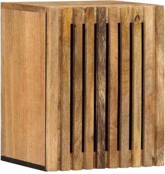 vidaXL Armario De Lavabo Para Ba&ntilde;o Madera Maciza De Mango 38x34x48 Cm Vidaxl