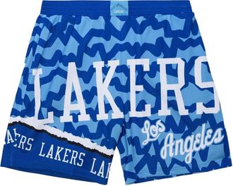 Mitchell & Ness Shorts Los Angeles Lakers Jumbotron 2.0 - Blu
