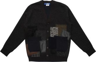 Junya Watanabe Patchwork wollen vest - Heren - Truien - Veelkleurig - Maat: M Wol