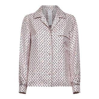 Max Mara Shirts, female, Multicolor, Size: XS Disco Printed Silk Shirt
