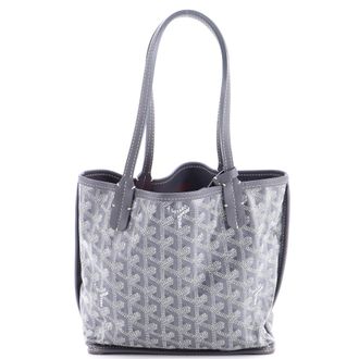 Goyard Anjou Reversible Tote Coated Canvas Mini
