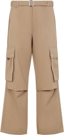 Jacquemus Light Brown Le Cargo Cotton Pants-Uomo