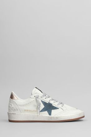 Golden Goose Sneakers Ball Star in pelle bianca