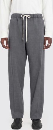 Maison Margiela Pantaloni con coulisse in misto lana stretch