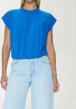 Pistola Denim Millie Bubble Tee Top In Dusk