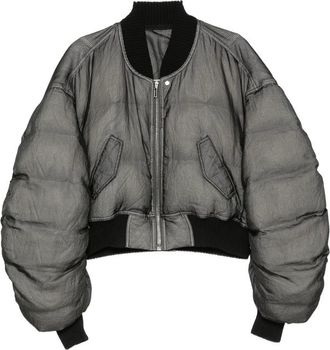 Rick Owens Quilted Cropped Jacket