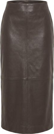 Alberta Ferretti Leather Skirt
