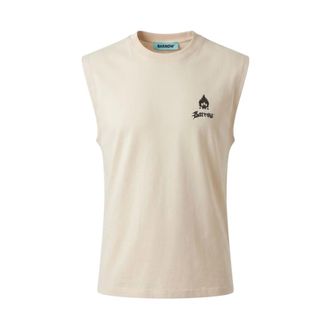 Barrow Sleeveless Tops, male, Beige, Size: XS Jersey Sleeveless