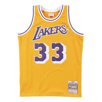 Mitchell & Ness x NBA Los Angeles Lakers 1984-85 Swingman Jersey Kareem Abdul-Jabbar 33 SMJYAC18110-LALLTGD84KAB