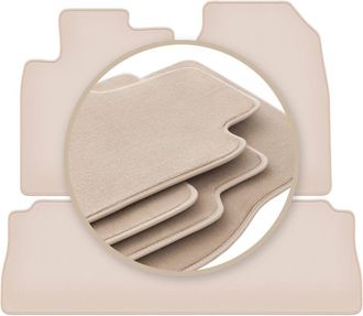 OEM Alfombrillas Beige Premium Para: Chevrolet Captiva Suv 2006-2017