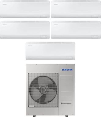 Samsung Aire Acondicionado Samsung Penta Split Inverter Cebu Serie 7+7+7+12 Con Aj100txj5kg R-32 Wi-fi Integrado 7000+7000+7000+12000 - Nuevo